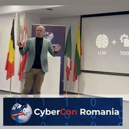 Speaker la CyberCon România
