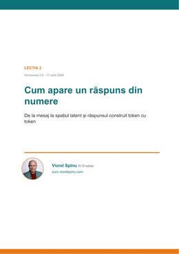 Prima pagină din Lecția 2: Cum apare un răspuns din numere