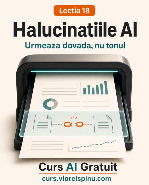 Coperta lecției 18: Halucinațiile AI: de ce apar și cum le recunoști