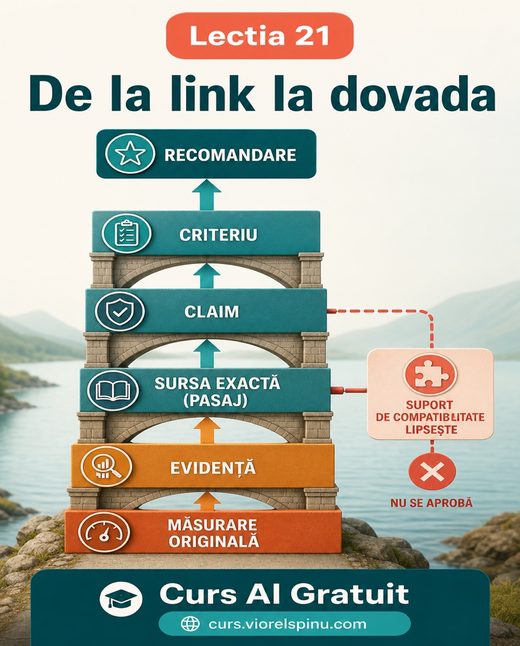 Coperta lecției 21: De la link la dovadă