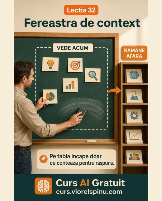 Coperta lecției 32: Fereastra de context
