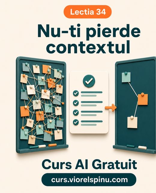 Coperta lecției 34: Nu-ți pierde contextul în conversații lungi