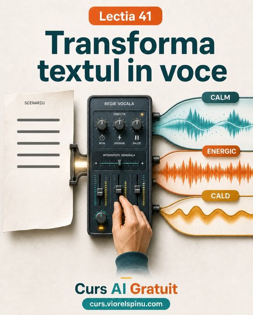 Coperta lecției 41: Text-to-Speech