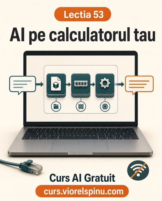 Coperta lecției 53: AI pe calculatorul tău