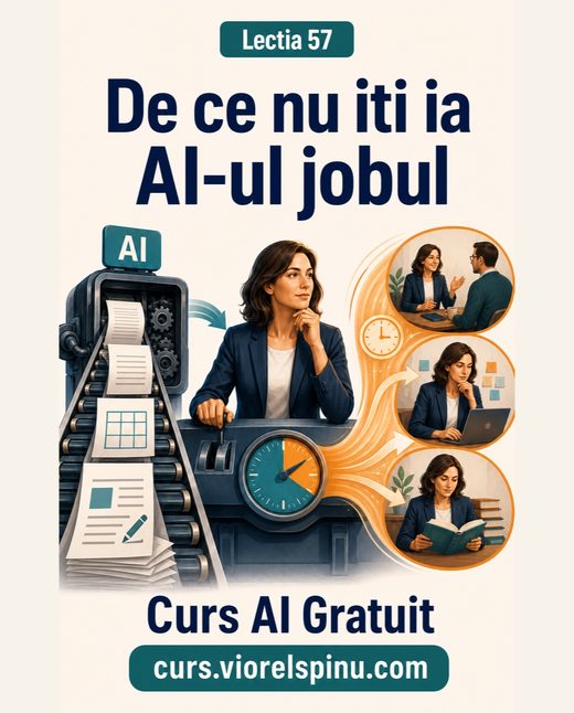Coperta lecției 57: De ce nu îți ia AI-ul jobul