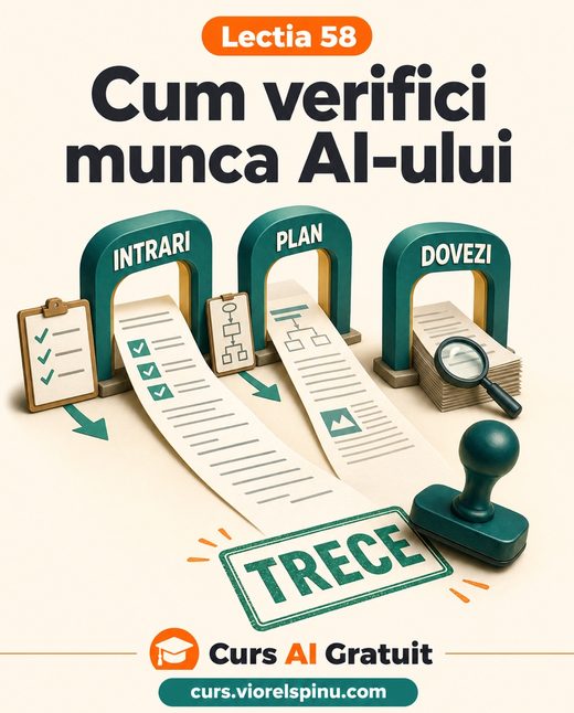 Coperta lecției 58: Cum verifici munca AI-ului