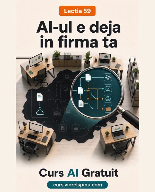 Coperta lecției 59: AI-ul e deja în firma ta