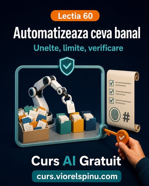 Coperta lecției 60: Automatizează ceva banal