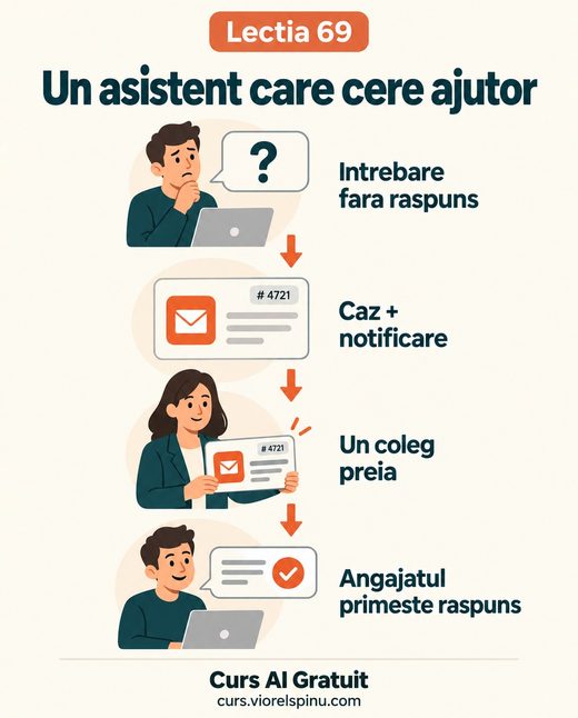 Coperta lecției 69: Un asistent pentru întrebările colegilor